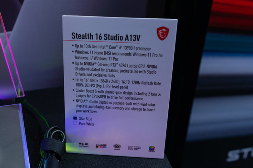 Stealth 16 Studio A13V