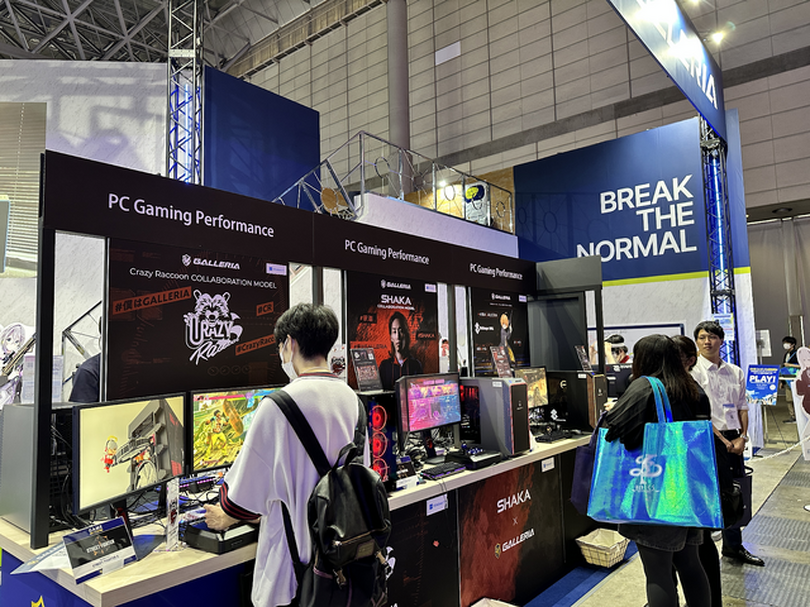 人気配信者とのコラボPCを展示！ゲーム試遊もできる「GALLERIA」ブースレポート【TGS2023】