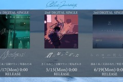 「ホロライブ」新たな音楽プロジェクト「Blue Journey」を発表！湊あくあ、宝鐘マリンなど23名が参加―3ヶ月連続シングル配信決定 画像