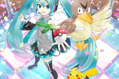 初音ミクと『ポケモン』がまさかのコラボ！18名の⼈気ボカロPによるコラボ楽曲が展開…カモネギとのコラボビジュアルも 画像
