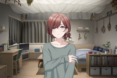 『シャニマス』最新アップデートで「樋口円香の部屋」が注目を集める…たくさんのドライフラワーと天井には謎の布、女子高生とは思えない個性が溢れる 画像