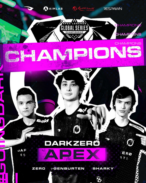 今回はGenburtenも一緒に！「DarkZero Esports」がALGS 2022 Championship優勝し2連覇を成し遂げる