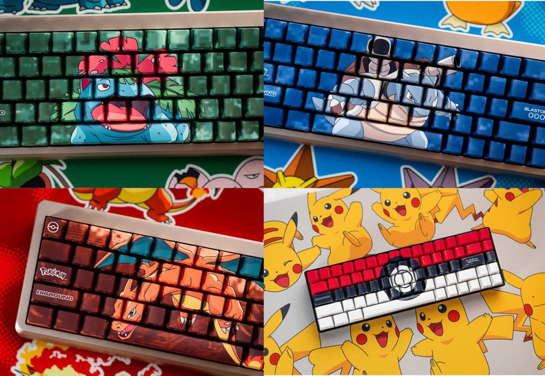 『ポケモン』デザインのかわいいゲーミングキーボードが海外で発売！イーブイやピカチュウのマウスパッドも