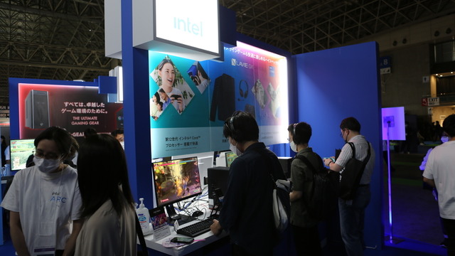 日本での発売も間近？「インテル® Arc(TM)」搭載PCや最新ゲームもプレイできるインテルブースをチェック！【TGS2022】 画像
