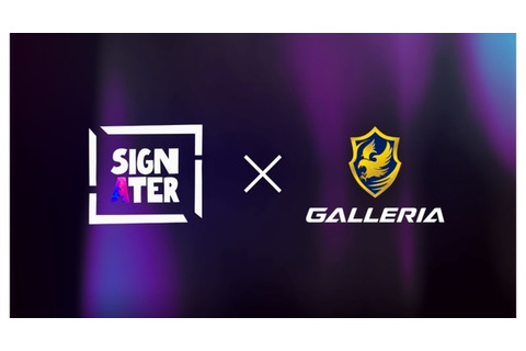ゲームプレイヤーのプレゼンス向上活動を支援―ゲーミングPCブランド「GALLERIA（ガレリア）」がメディアプロジェクト「Signater」がスポンサーシップを締結 画像