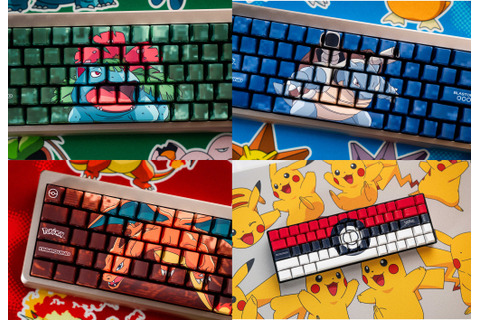 『ポケモン』デザインのかわいいゲーミングキーボードが海外で発売！イーブイやピカチュウのマウスパッドも 画像